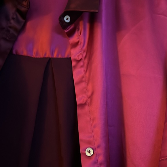 How. Very. Loved. from Lizard Thicket Satin Split color button up - Picture 2 of 3